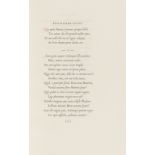 Officina Bodoni.- Ovidius Naso (Publius) Amores..., one of 120 copies, printed in Arrighi italic …