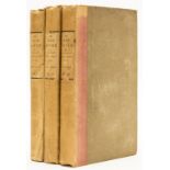 [Cooper (James Fenimore)] The Red Rover, a Tale, 3 vol., second edition, original cloth-backed …