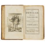 [Pope (Alexander)] The Dunciad, first 8vo edition, for Lawton Gilliver, 1729 & another (2)