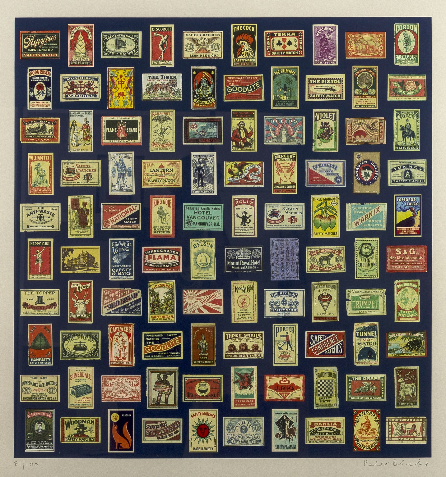 Peter Blake (b.1932) Matchboxes