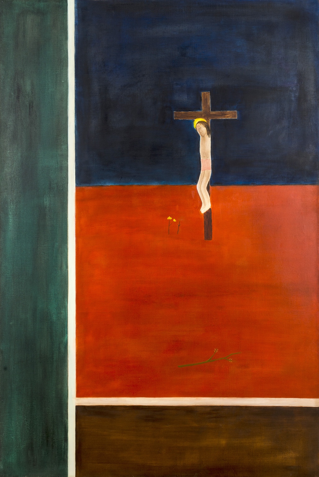 Craigie Aitchison (1926-2009) Crucifixion