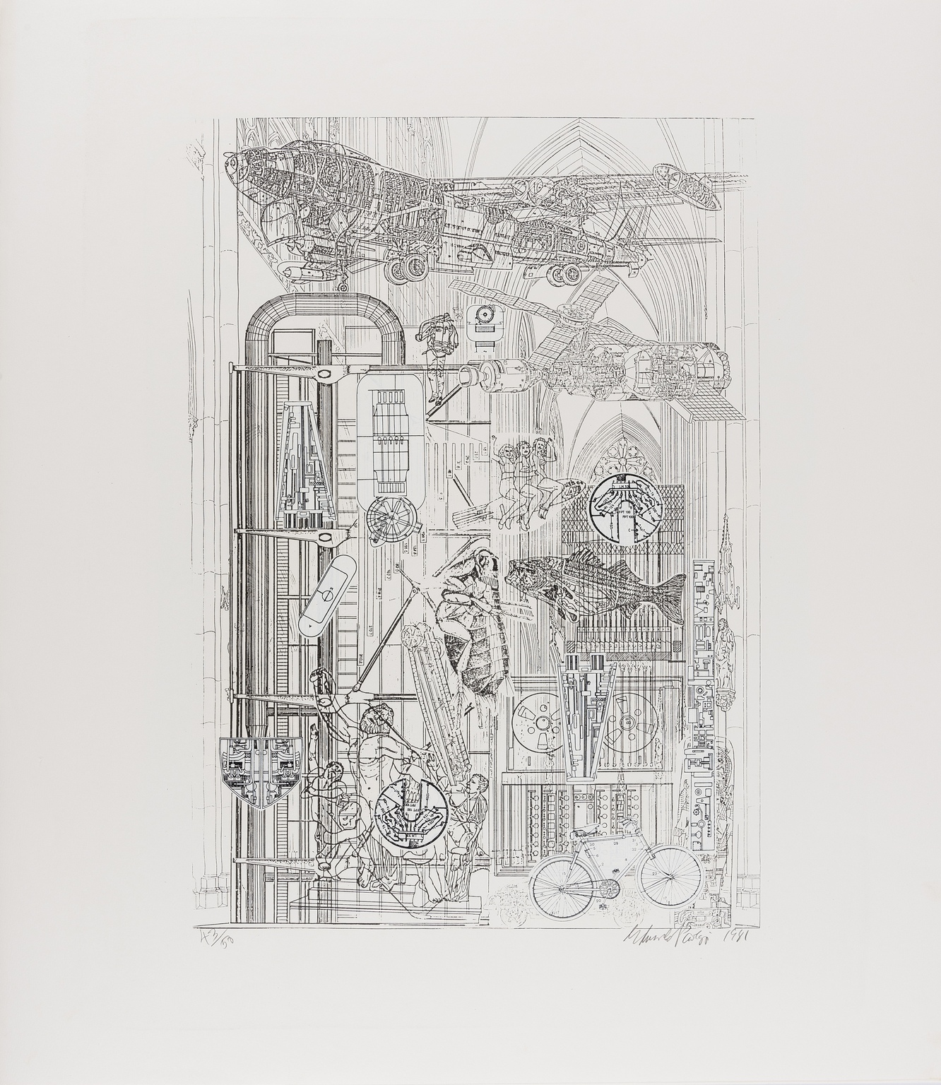 Eduardo Paolozzi (1924-2005) Blueprints for a New Museum - Image 2 of 6