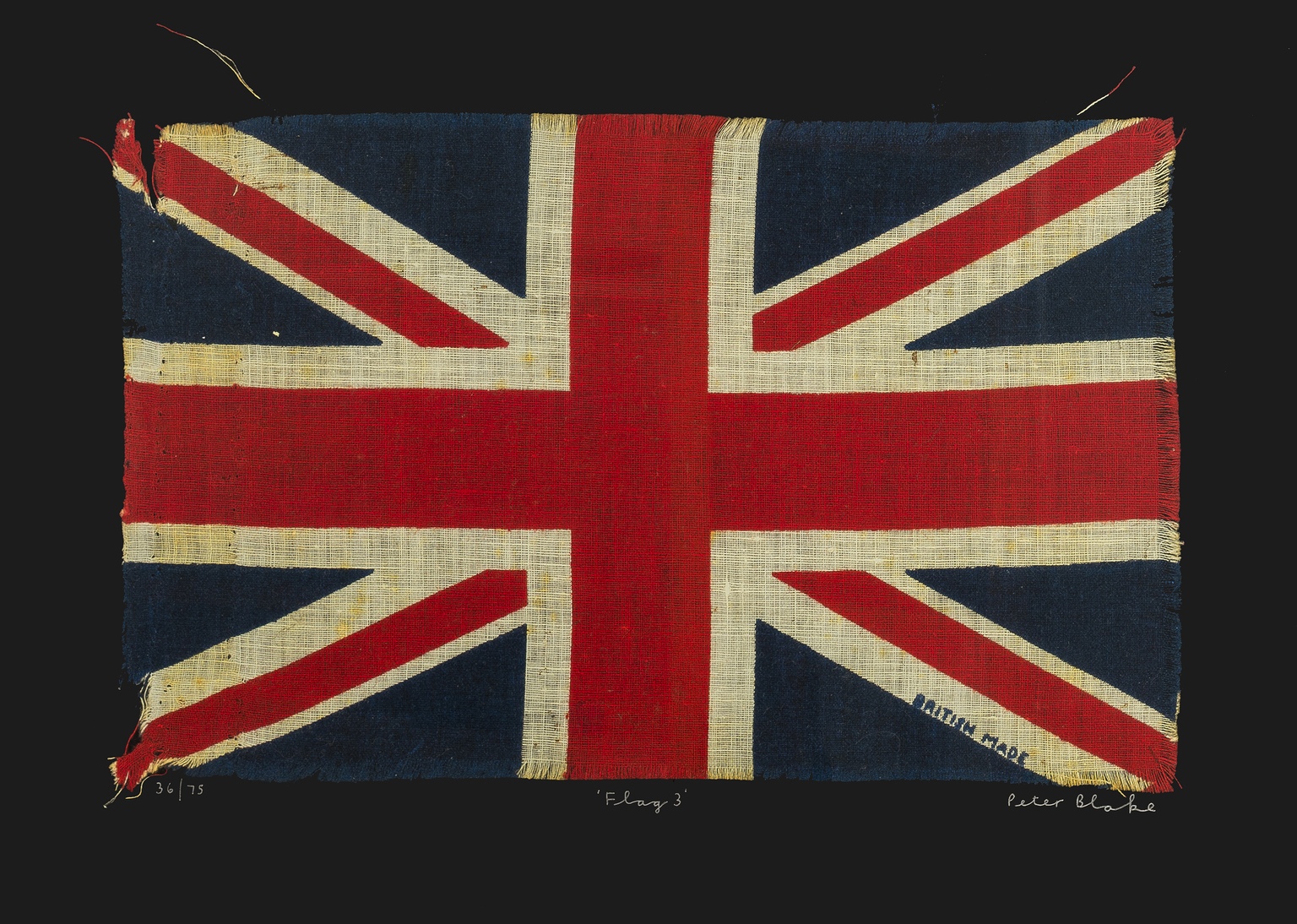 Peter Blake (b.1932) Flag 3