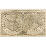 World.- Mercator (Rumold) Orbis Terrae Compendiosa Descriptio, [circa 1587 but slightly later].