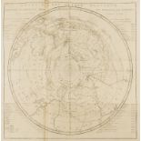 World.- Southern Hemisphere.- Capt. James Cook.- Kaart Van Het Zuider Halfrond, 1795; together …