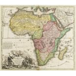 Africa.- Homann (Johann Baptist) Totius Africae Nova Repraesentatio qua Praeter Diversos in ea …
