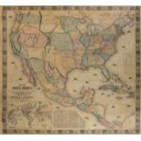 Americas.- Monk (Jacob) New Map of the Portion of North America, Exhibiting the United States and …