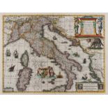 Italy.- Hondius (Henricus) Italia Nuovamente Piu Perfetta che Mai per Inanzi Posta in Luce, 1631.