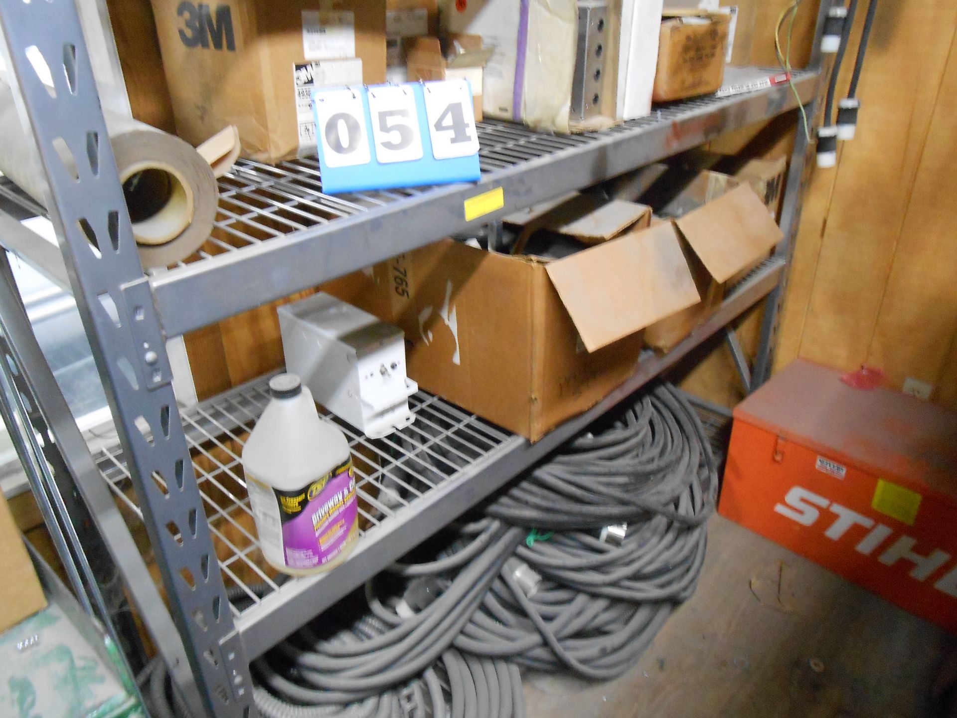 Shelf and Floor, Hardware, Wire, Conduit