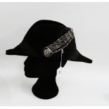 Harrison & Son, St. Andrew's Square, Edinburgh cut steel Maritime hat, 42cm long