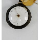 Silver pair cased pocket watch, the movement signed Dan Hondun and No 9010, with hallmarks for