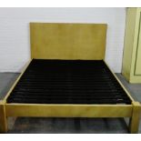 Julian Chichester faux shagreen king size double bed, 200 x 215cm