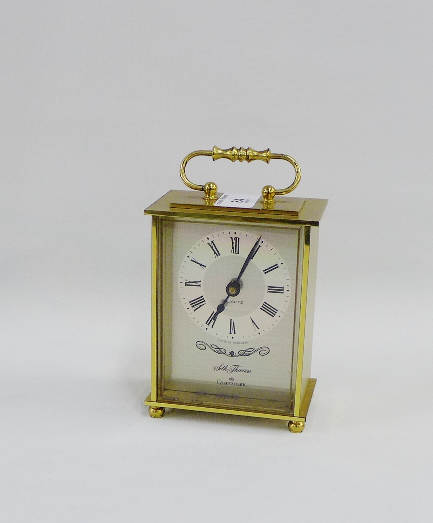 Seth Thomas brass carriage clock