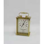 Seth Thomas brass carriage clock