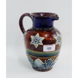 Doulton & Co, Lambeth, glazed stoneware jug, marked 'Made only for Claudius Ash & Sons Limited,