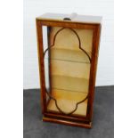 Art Deco display cabinet, 123 x 57cm