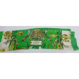 Hermes of Paris Etriers silk scarf