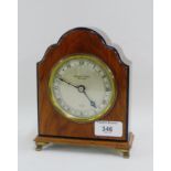Elliot mantle clock, retailed by Hamilton & Inches of Edinburgh, with impressed numbers 1190 to