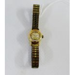 Lady's vintage Omega wristwatch on bracelet strap