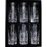 Royal Doulton set of six glasses, (6)