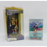 Two boxed figures to include 'Wellington's Army' and 'Clansman Collection', (2)