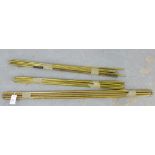 Brass metal stair rods