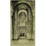 Robert C. Robertson 'The Shrine, Scottish National War Memorial' Framed print, 19 x 36cm