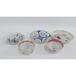 Collection of Chinese famille rose porcelain table wares to include to include three saucers,