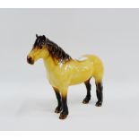 Beswick 'Highland Horse', with printed backstamps, 18cm high