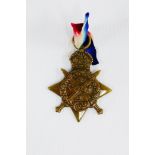 1914 Star, awarded to 7590 Pte J MacKenzie, Scots Guards