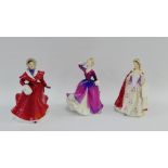 Three Royal Doulton porcelain figures to include 'Bess' HN2002, 'Melissa', HN2467 and 'The