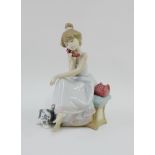 Lladro porcelain figure 'Chit-Chat' numbered 05466, with box, 19cm high