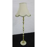 Onyx standard lamp and shade, 180cm