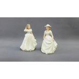 Two Regal collection porcelain figures to include 'English Rose' and 'Valentine', (2)