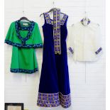 Vintage Regamus of London and Rutland women's vintage clothing to include a matching green skirt and