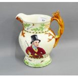 Crown Devon 'Fieldings' John Peel musical jug, 20cm high