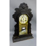 Ansonia Clock Company, gingerbread clock, 58cm high