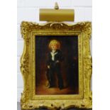 W.B. Hole, ARSA 'Henry Seaton Pullan' full length portrait Oil-on-Canvas, signed and contained