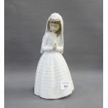 Nao porcelain figure of 'First Communion', 24cm high