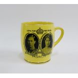 Booths Ltd George VI & Queen Elizabeth Coronation mug