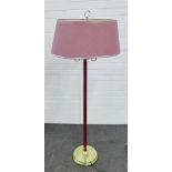 Brass standard lamp, 135cm