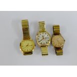 Three gents vintage wristwatches to include Mako and Sekonda (3)