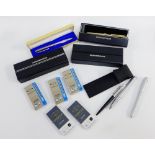 Collection of pens to include Parker & Papermate etc, together with some ink, (a mixed lot)