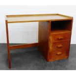 Mid century desk, 80 x 114cm