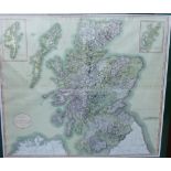 New Map of Scotland from the Latest Authorities by John Cary, Engraver, 1801, hand coloured map,