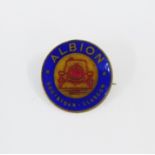 Vintage Albion enamel vehicle badge by Gaunt