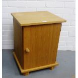 Pine bedside cabinet, 58 x 43cm