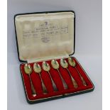 Cased set of Jubilee Silver British Hallmark teaspoons to include London, Birmingham, Sheffield,