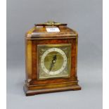 Elliot mantle clock in a walnut case, the brass dial inscribed Camerer Cuss & Co, London, 22cm high