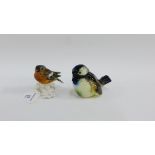 Two Goebel bird figures, tallest 6cm (2)